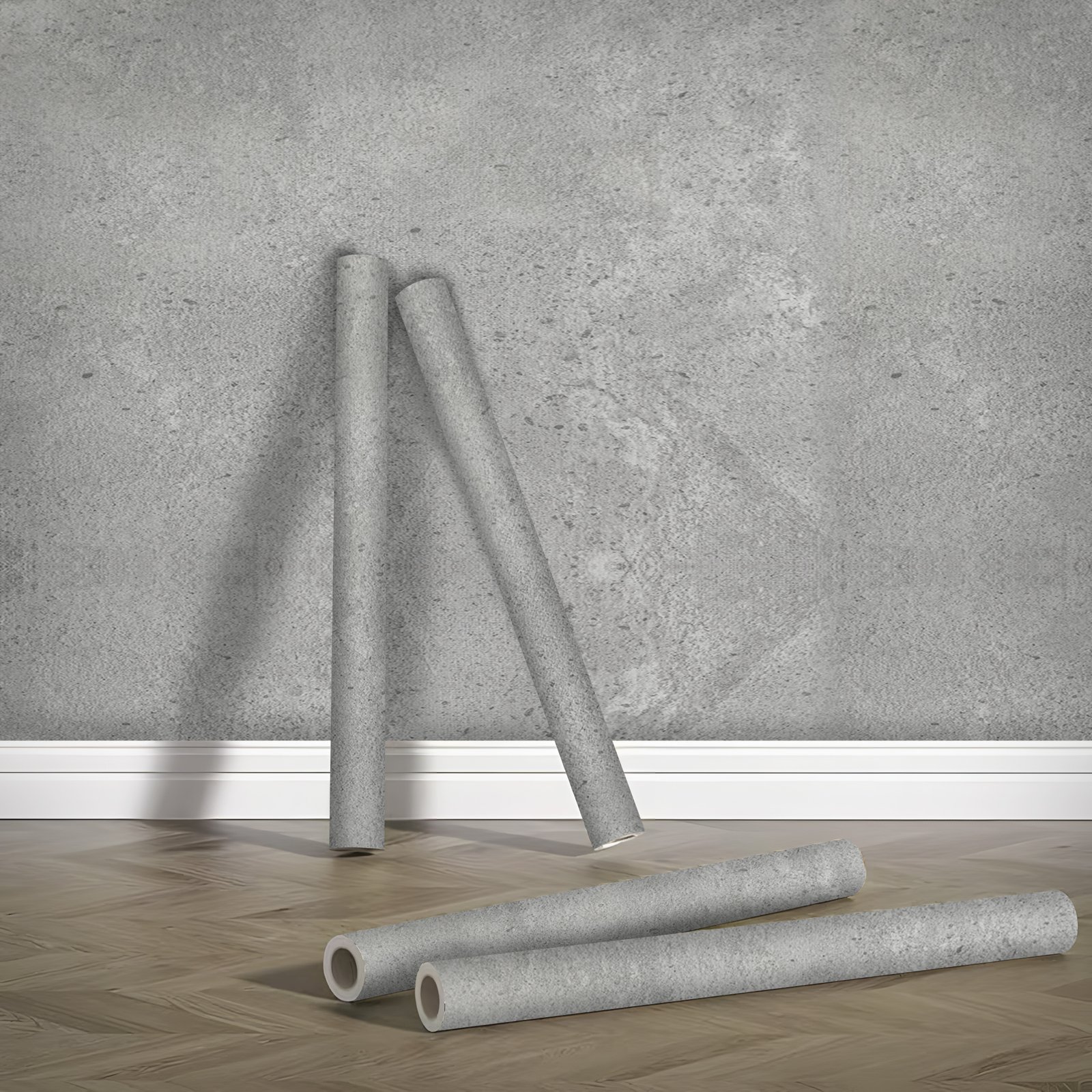 ADESIVO CIMENTO QUEIMADO ROLO 45cm x 2m x 0,08mm
100% PVC AUTOADESIVO