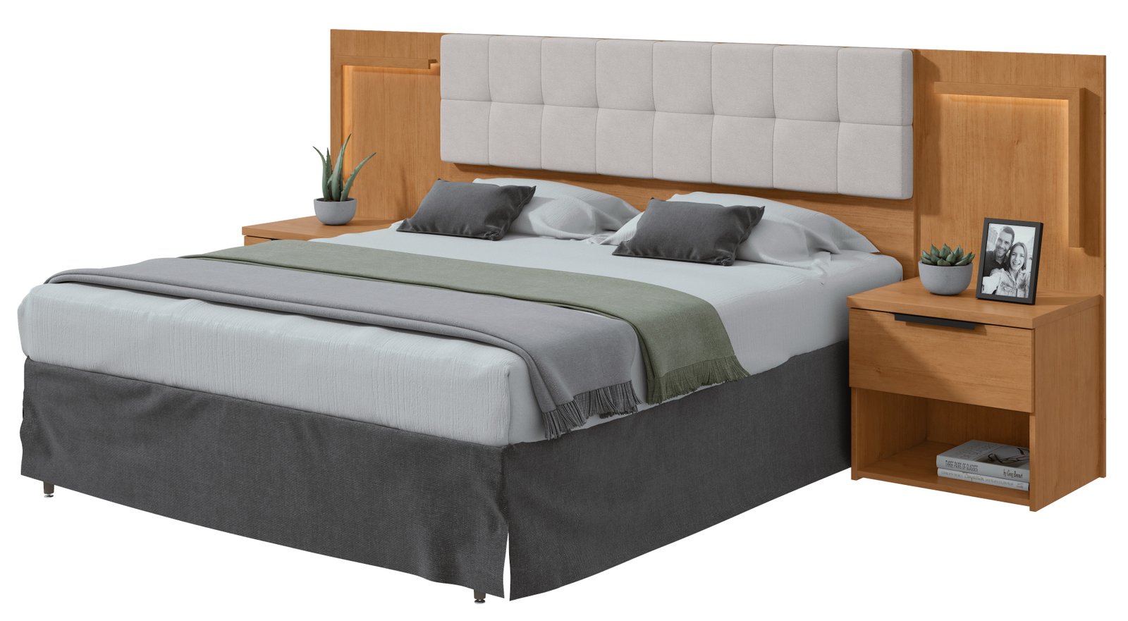 CABECEIRA BOX 1,6 CALITAN 2023     AMENDOA CLEAN#CORANO BEGE#S/LED