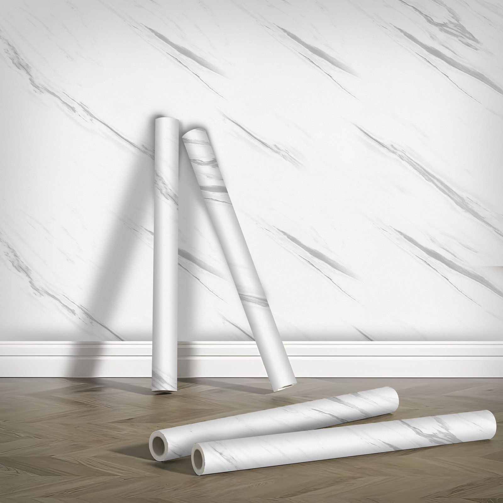 ADESIVO MARMORE CARRARA ROLO 45cm x 2m x 0,08mm
100% PVC AUTOADESIVO