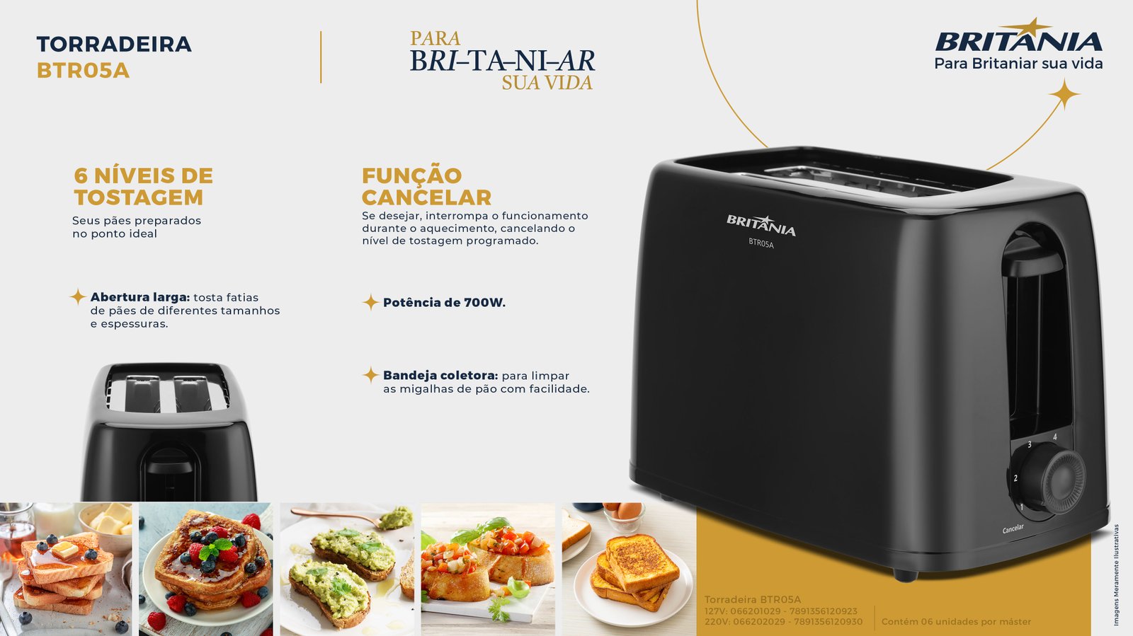 TORRADEIRA BTR05A 127V