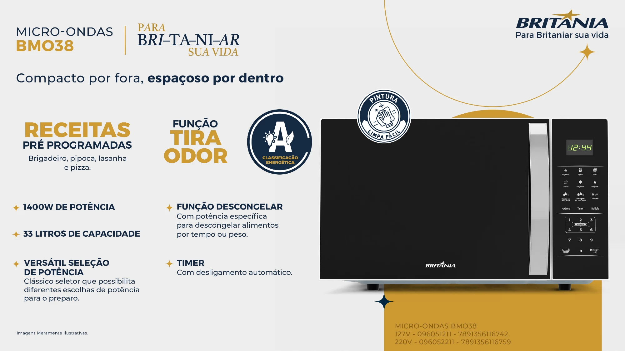 MICRO-ONDAS BMO38 127V