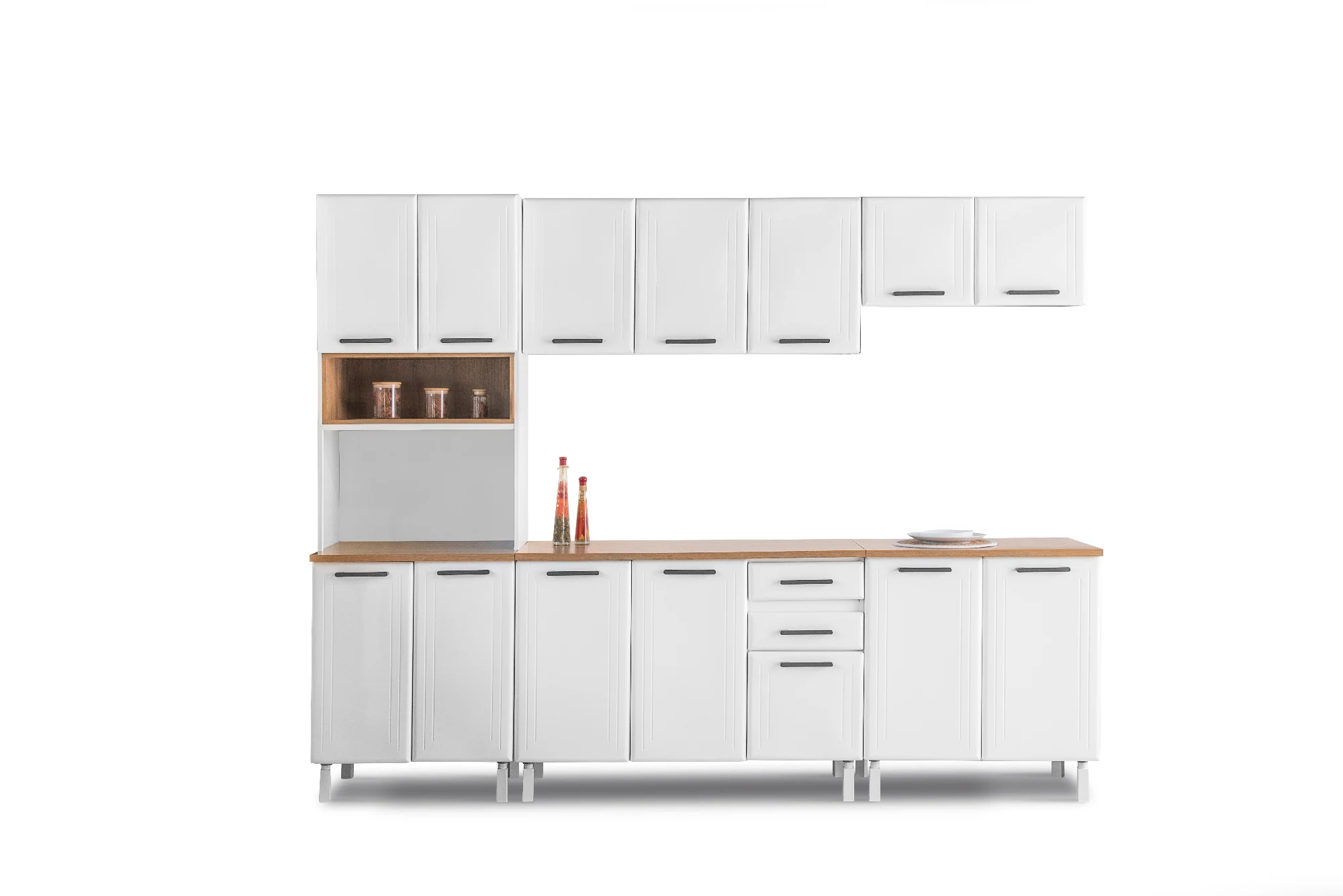 COZINHA LIZ COMPACTA 43 BRANCO - 5 VID KIT DUPLO