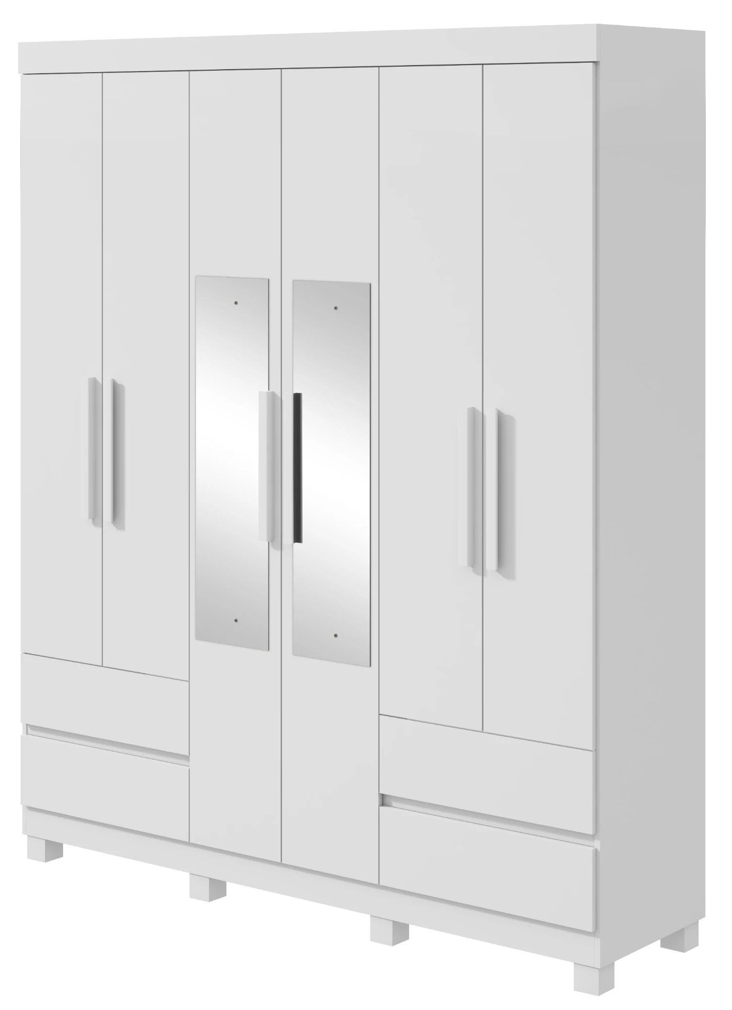 GUARDA ROUPA ZEUS 6 PTS 2021 — BRANCO · C/ESP · C/PES