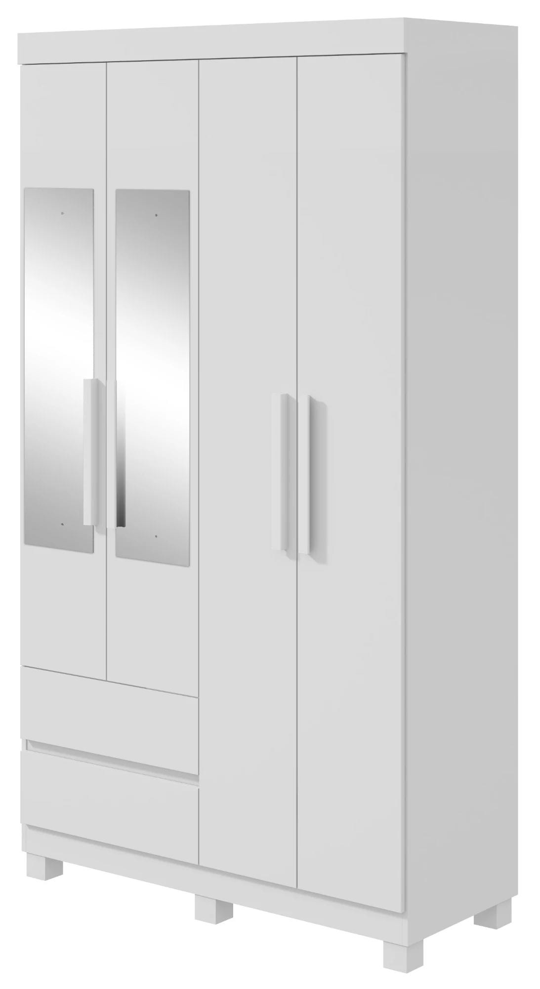 GUARDA ROUPA ZEUS 4 PTS 2021 — BRANCO · C/ESP · C/PES