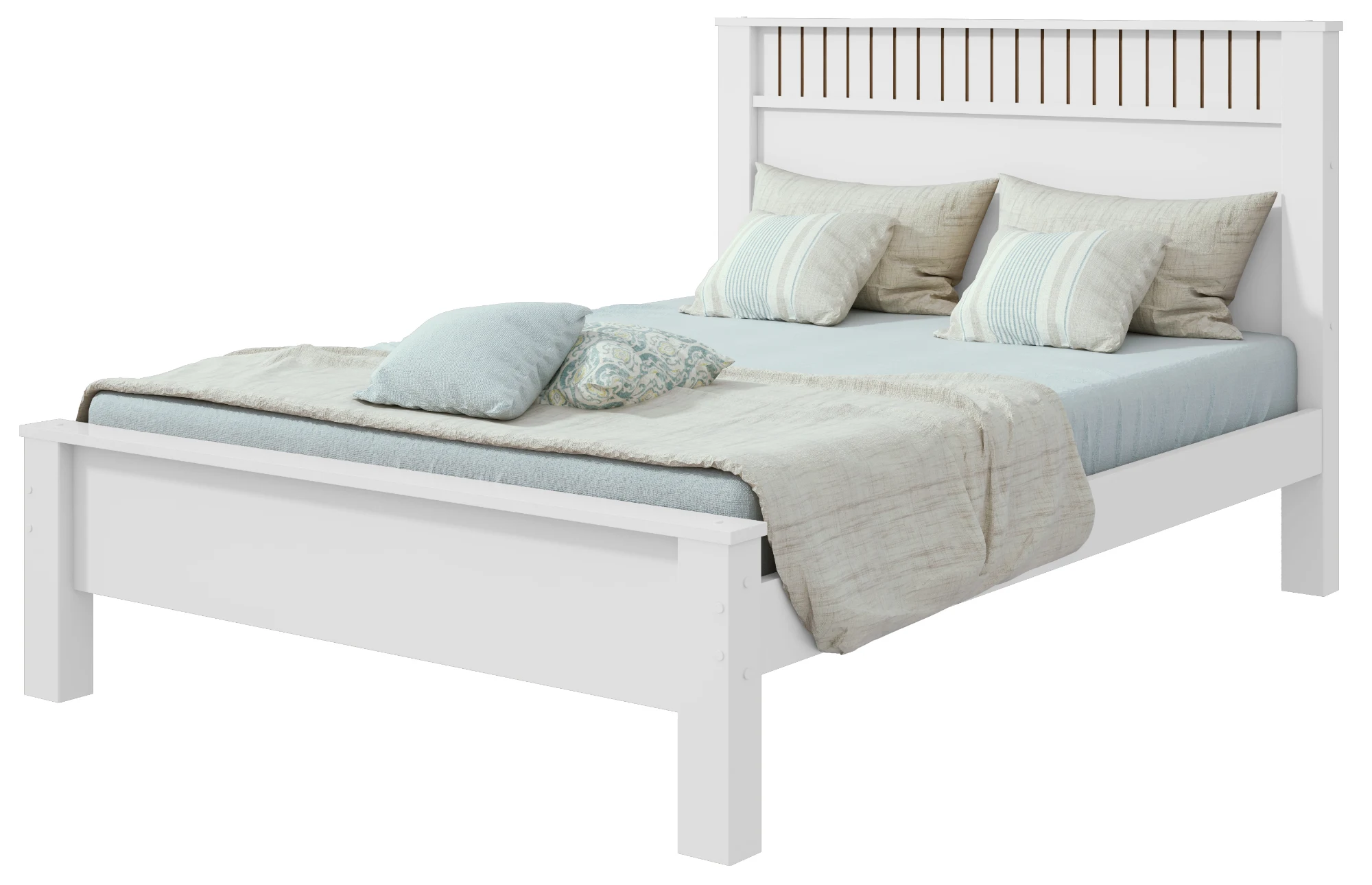 Cama Casal Athenas - Branco