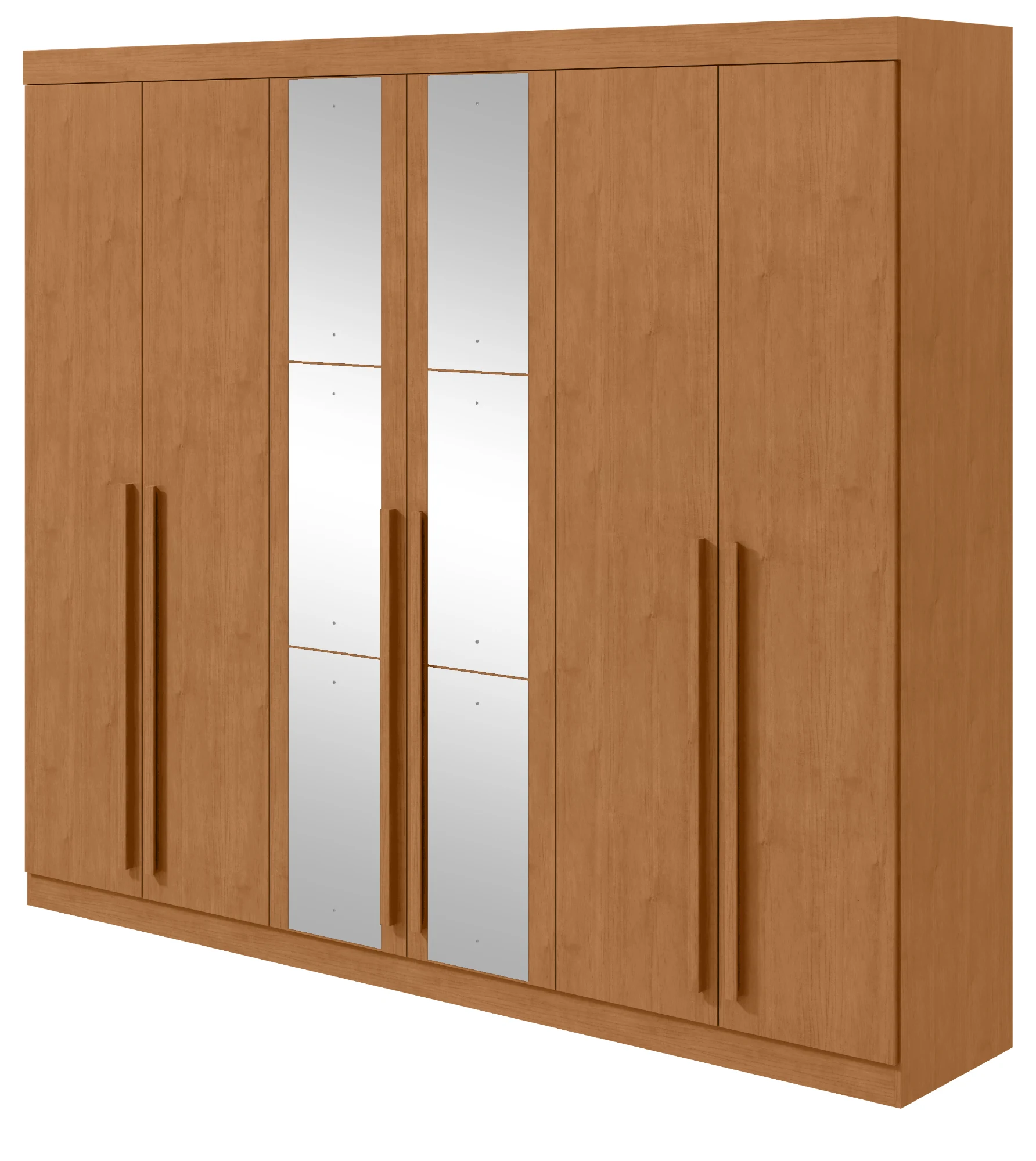 GUARDA ROUPA BERTHA 6 PTS — AMENDOA CLEAN · C/ESP · S/PES · C/KIT GAV