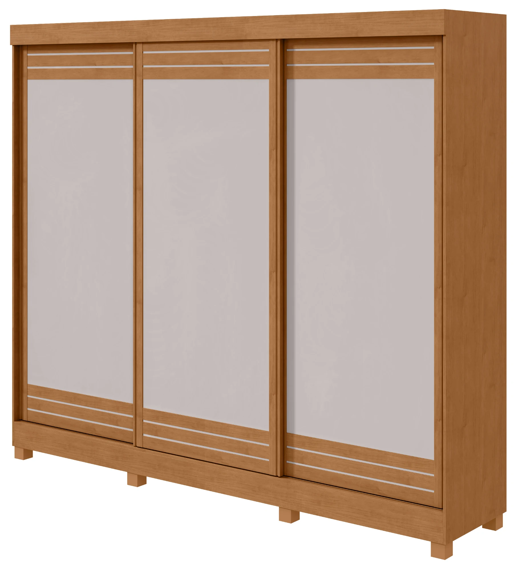 GUARDA ROUPA NICE 3 PTS — AMENDOA CL/OFF WHI/A · S/ESP · C/PES · C/KIT GAV