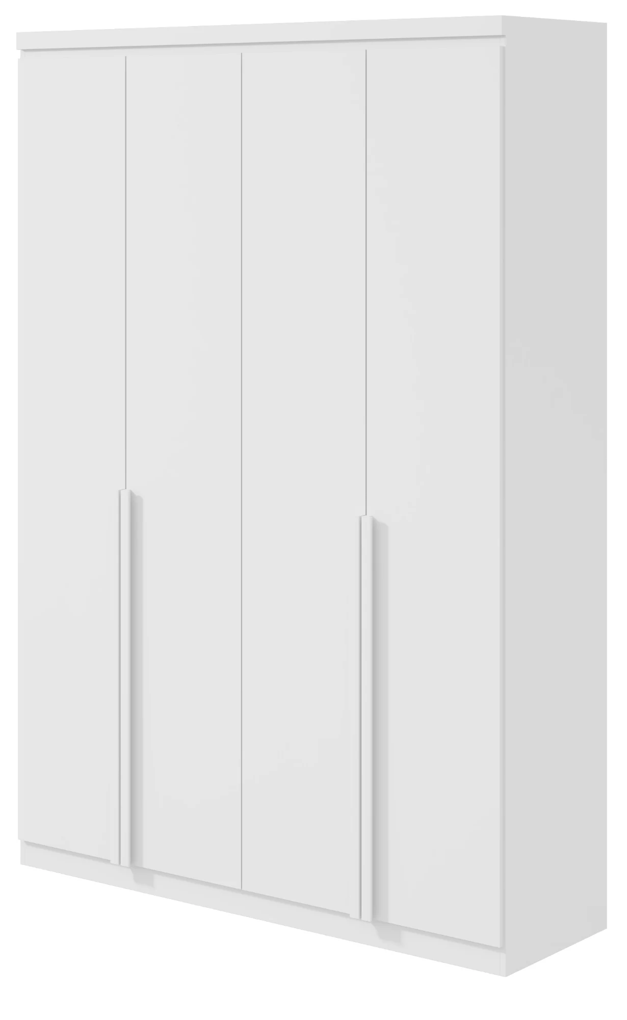 Guarda-roupa Alonzo 6 Portas c/ Espelho s/ Pés - Branco