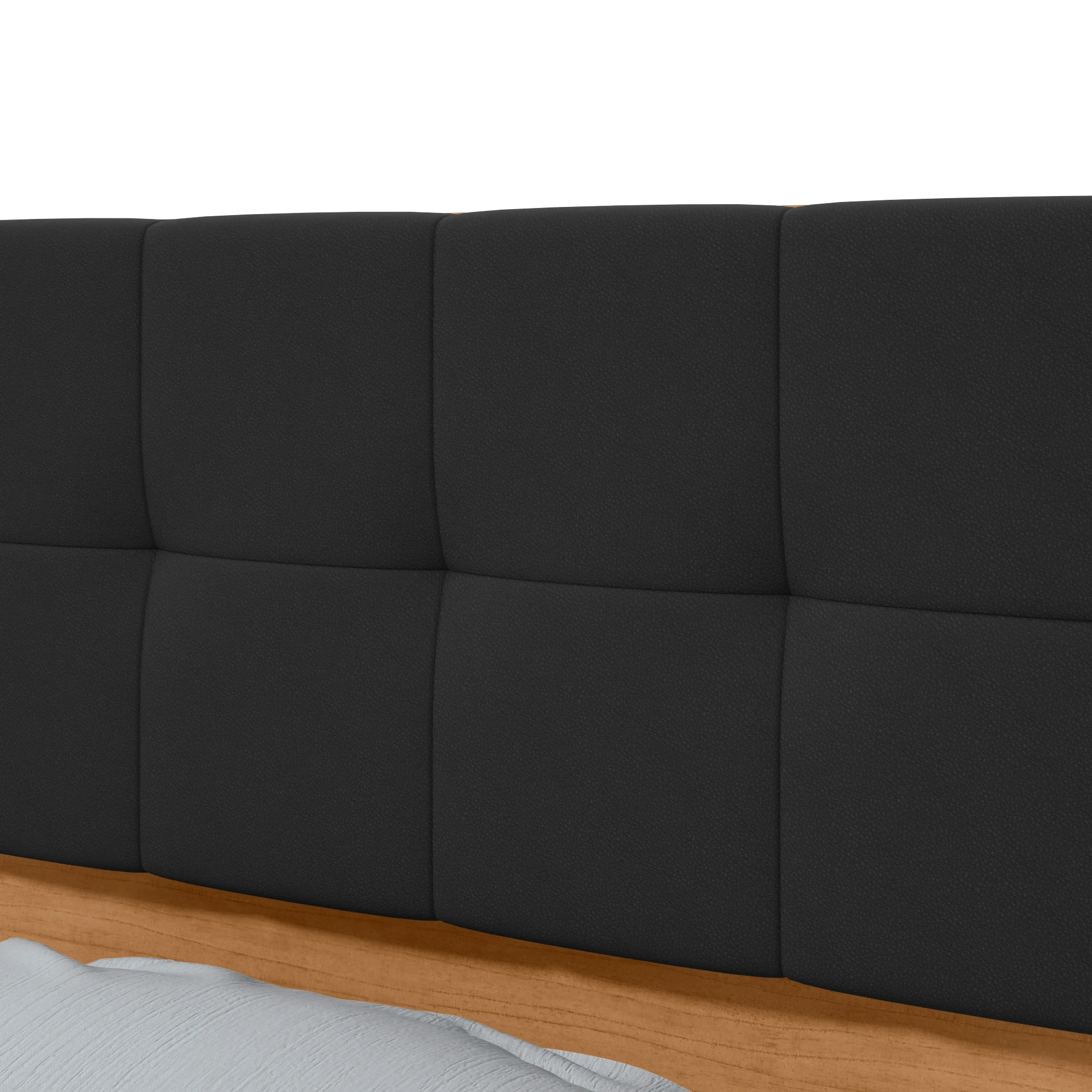 CABECEIRA BOX 1,6 CALITAN 2023 — AMENDOA CLEAN/PRETO · KORINO PRETO · C/LED