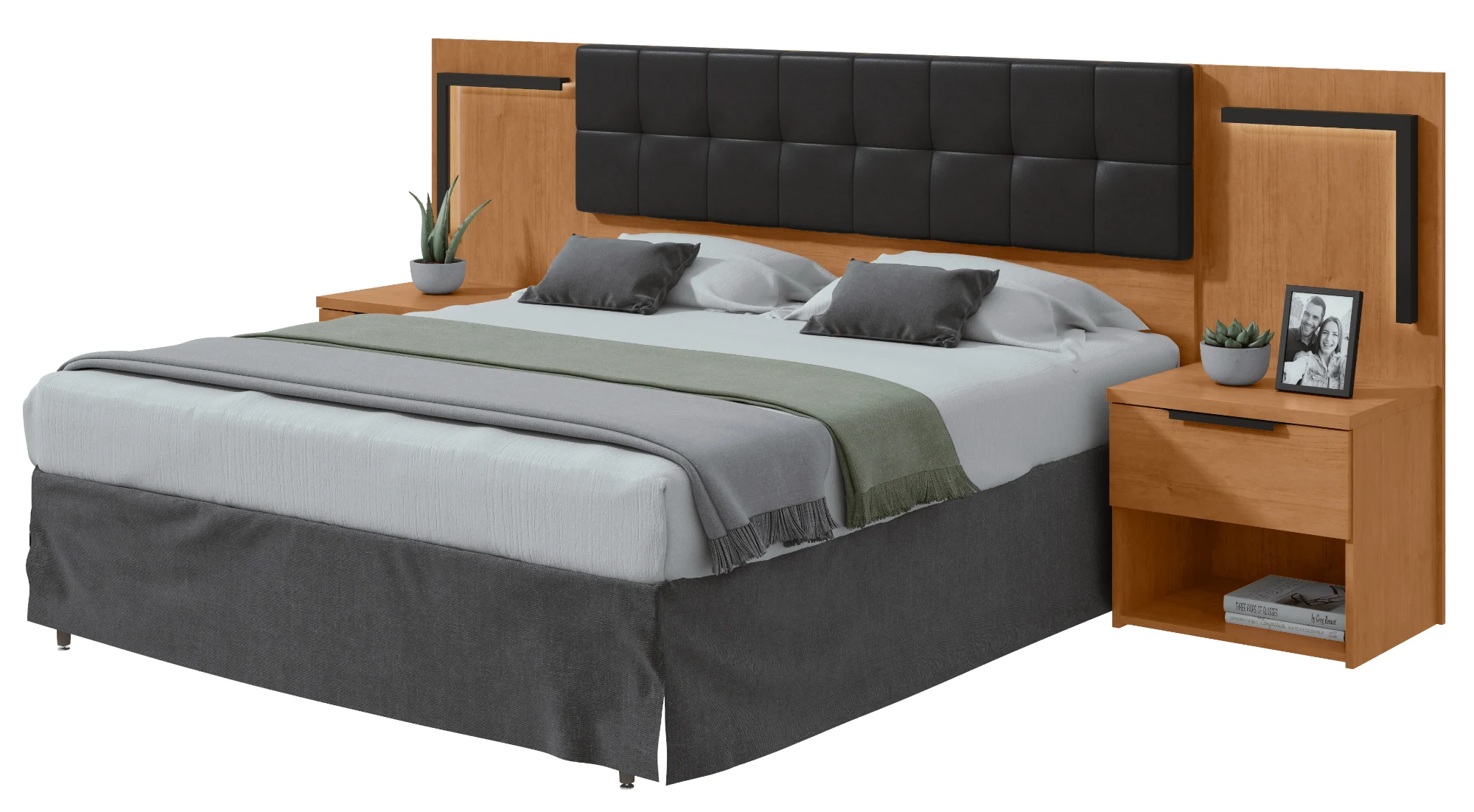 CABECEIRA BOX 1,6 CALITAN 2023 — AMENDOA CLEAN · CORANO BEGE · S/LED