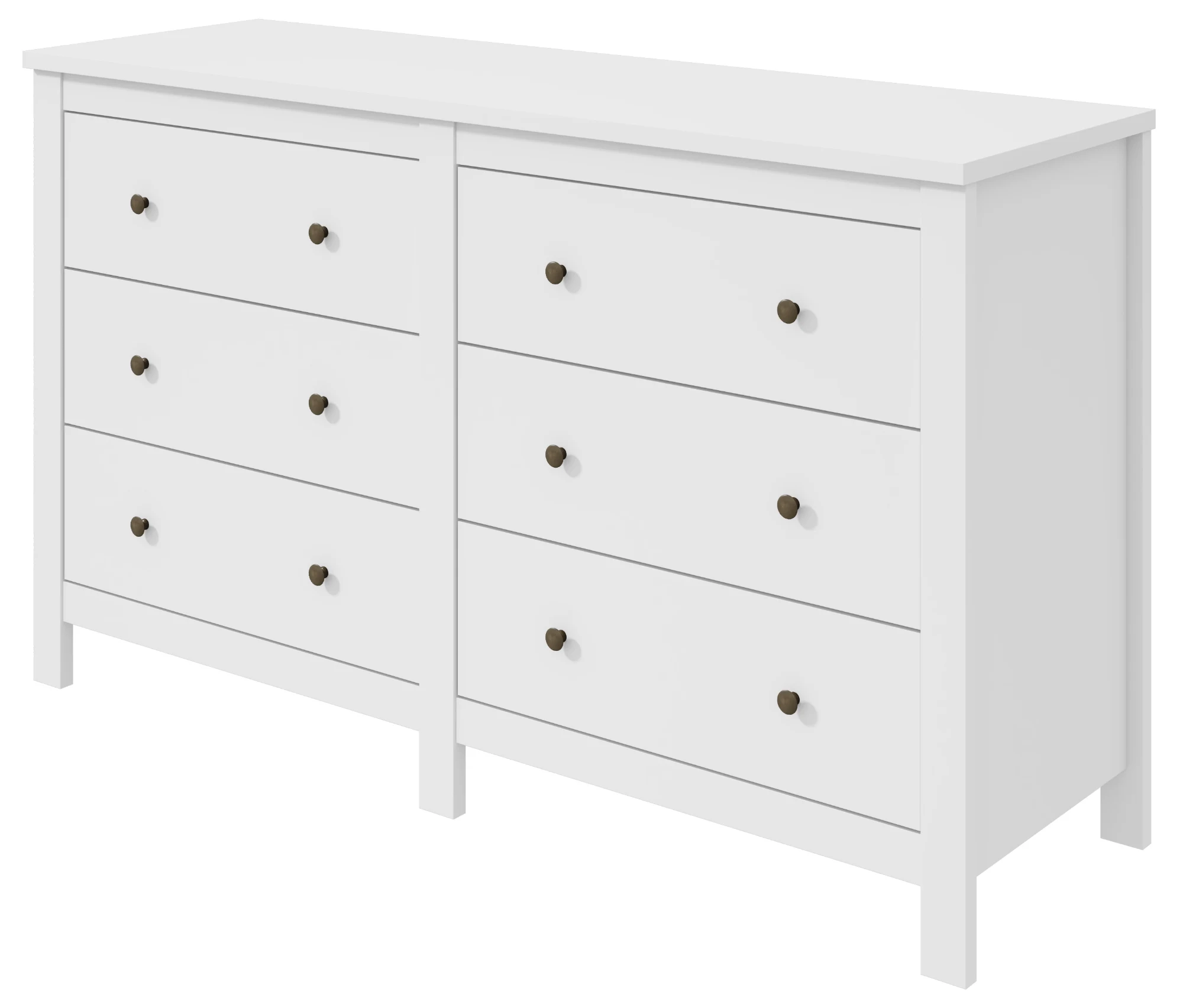 Cômoda Horizontal Maggiore New 6 Gavetas - Branco