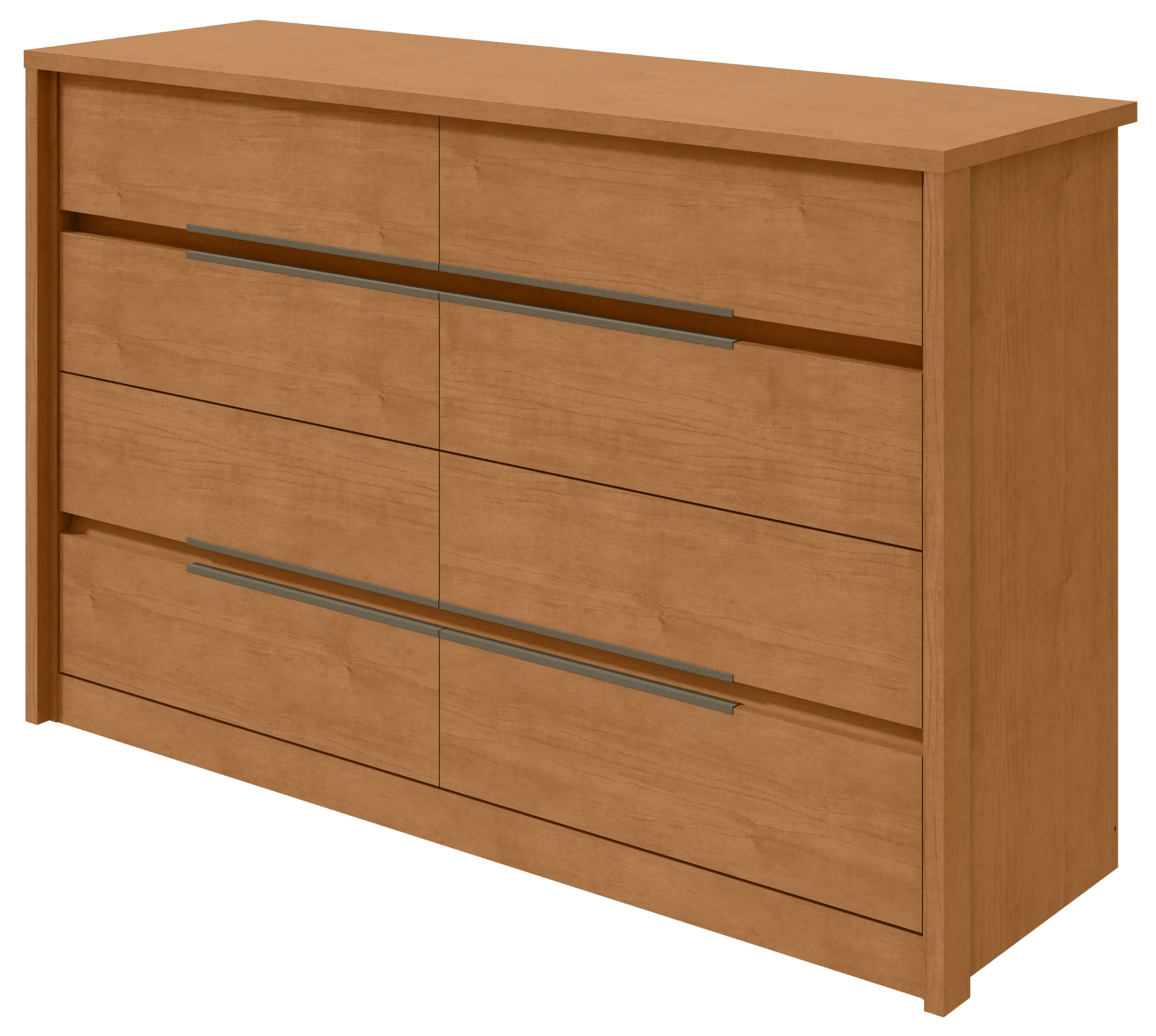 Cômoda Urban 8 Gavetas - Amêndoa Clean