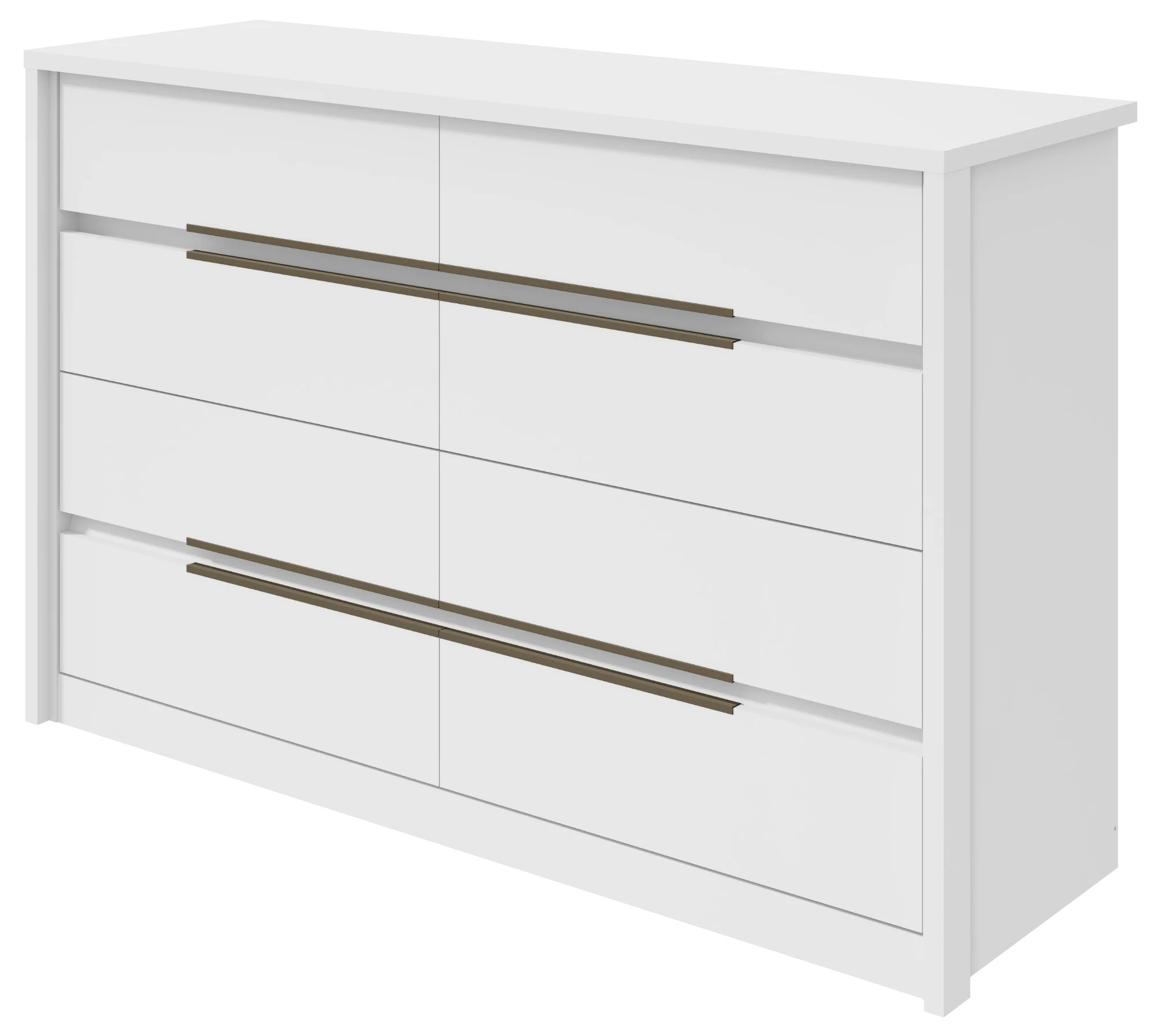 Cômoda Urban 8 Gavetas - Branco