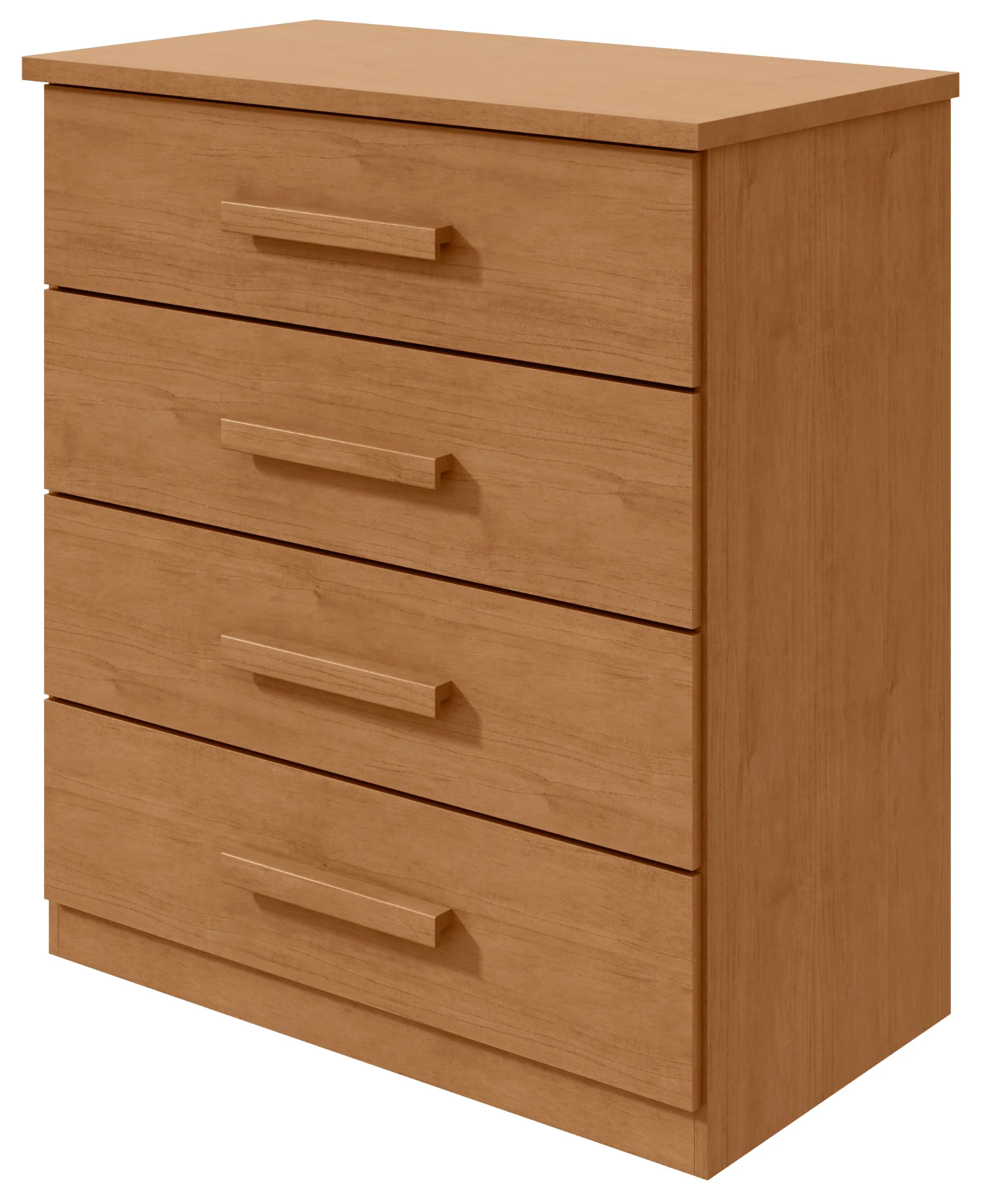Cômoda Baiao 4 Gavetas - Amêndoa Clean