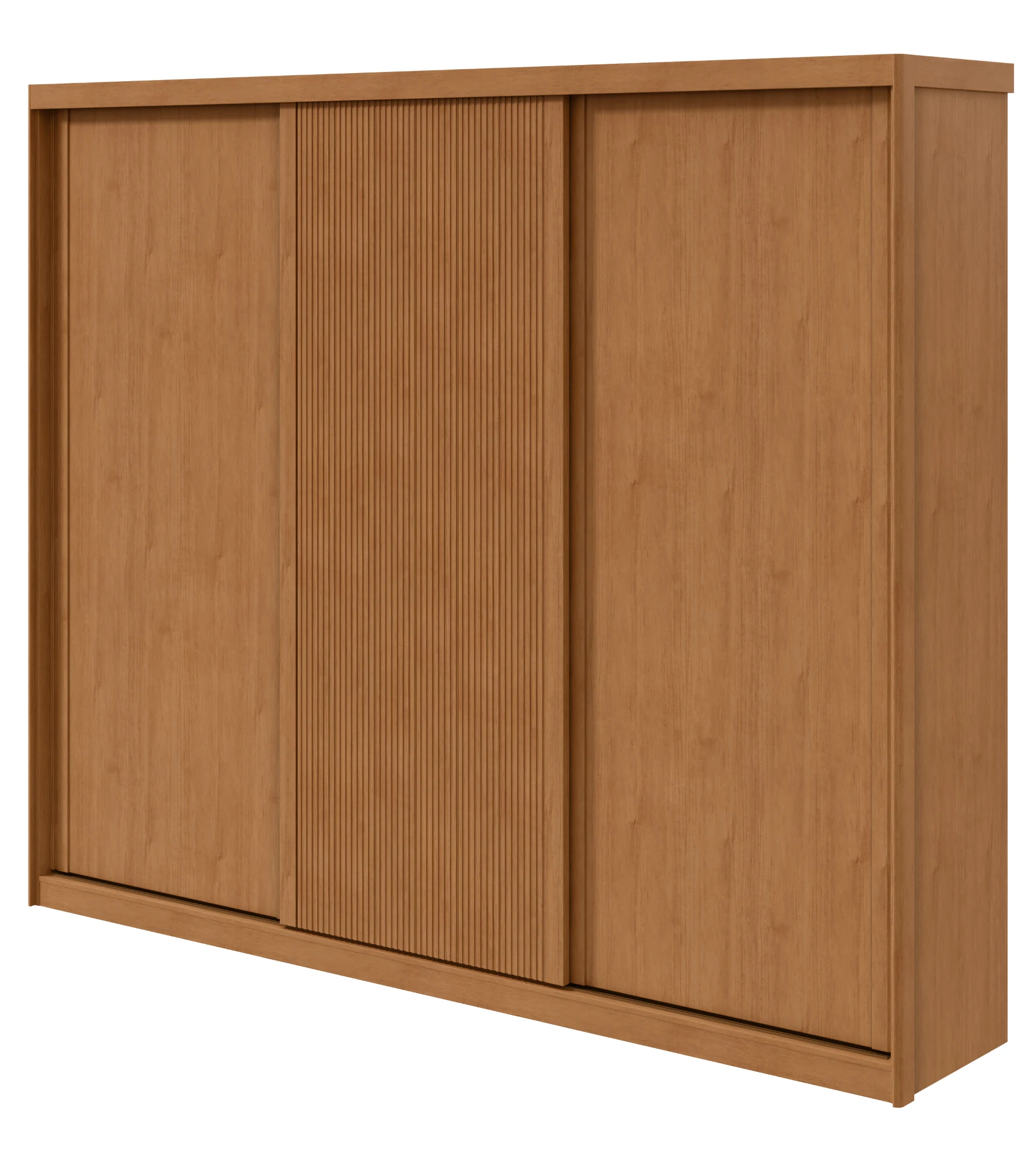 Guarda-roupa Ollie Ii 3 Portas - Amêndoa Clean