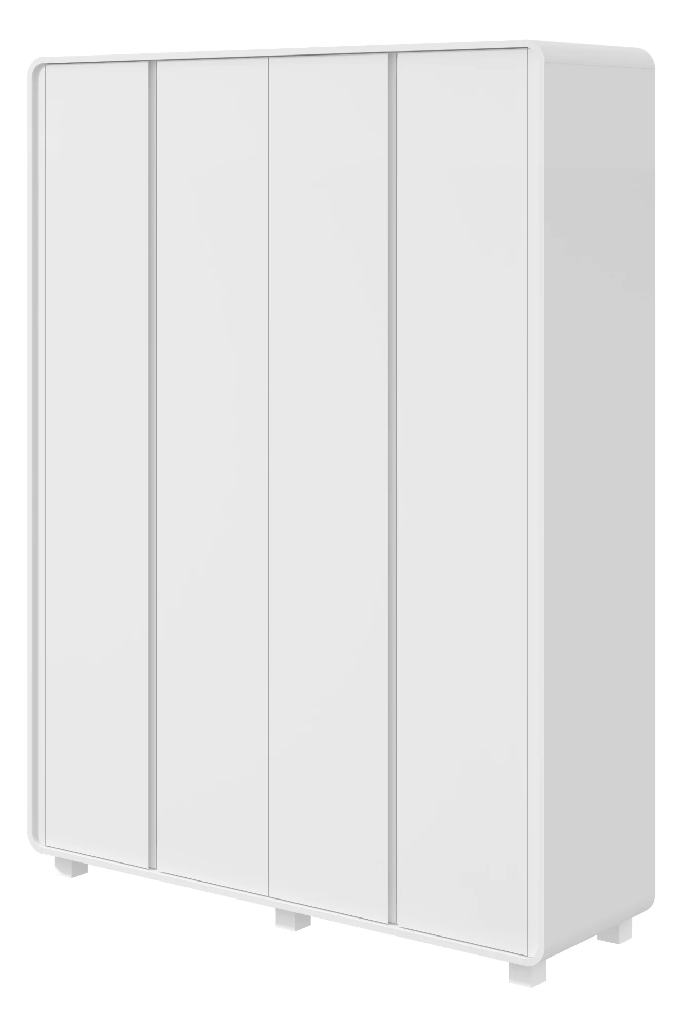 GUARDA ROUPA LOPAS 4 PTS LOOP — BRANCO · C/PES