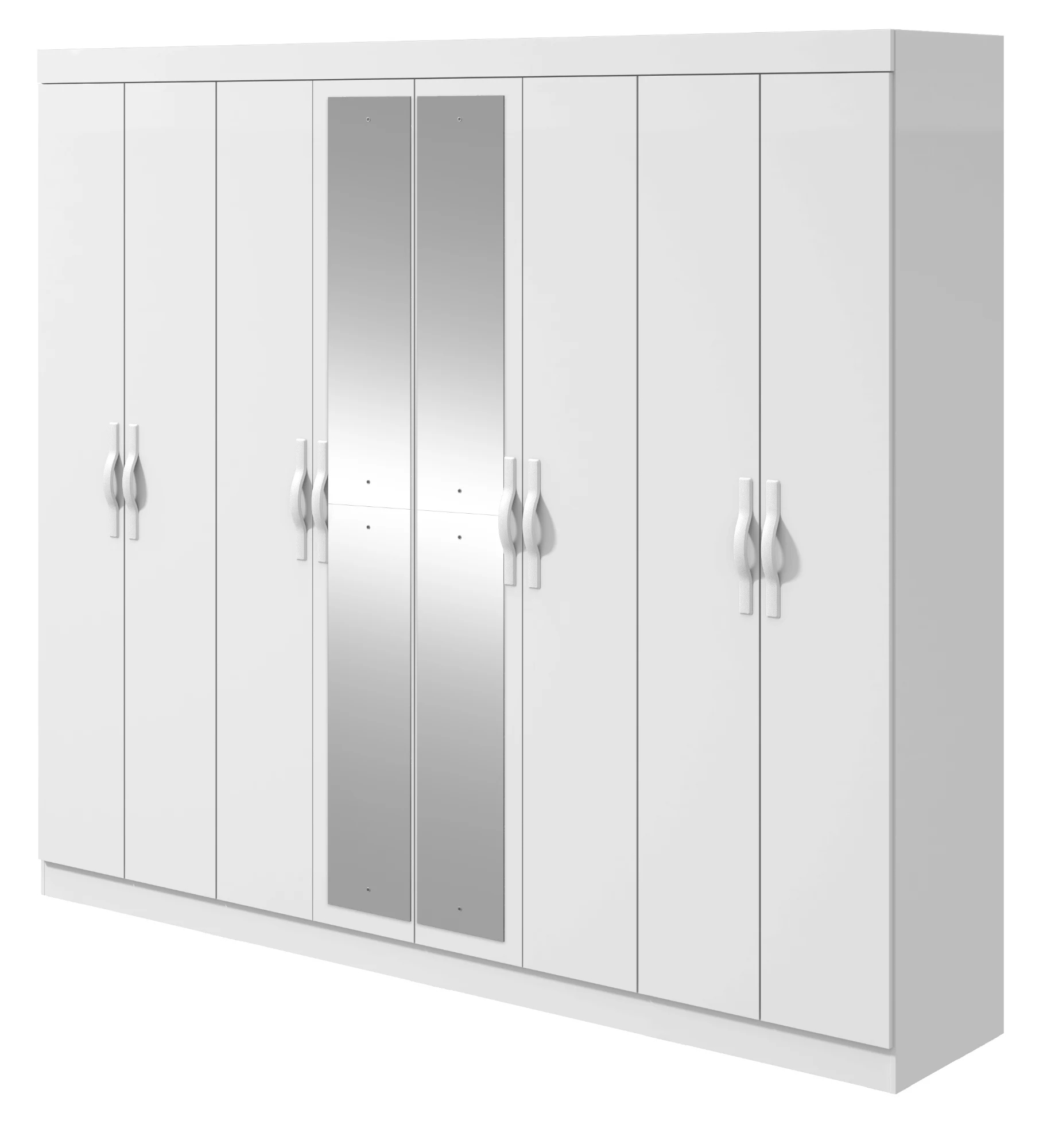GUARDA ROUPA 8 PTS SERENATA — BRANCO · C/ESP · S/PES