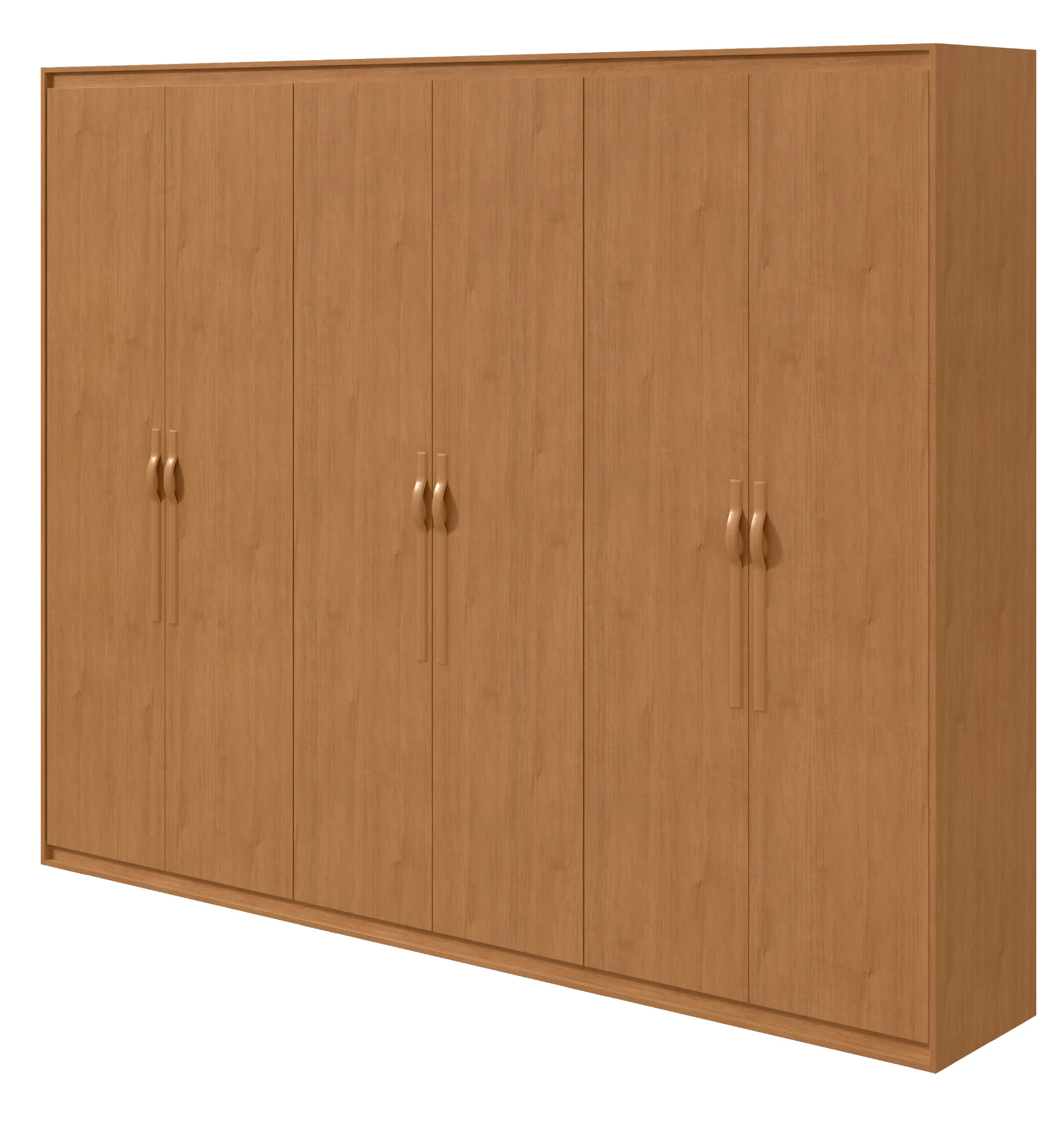 Guarda-roupa Suavita 6 Portas - Amêndoa Clean