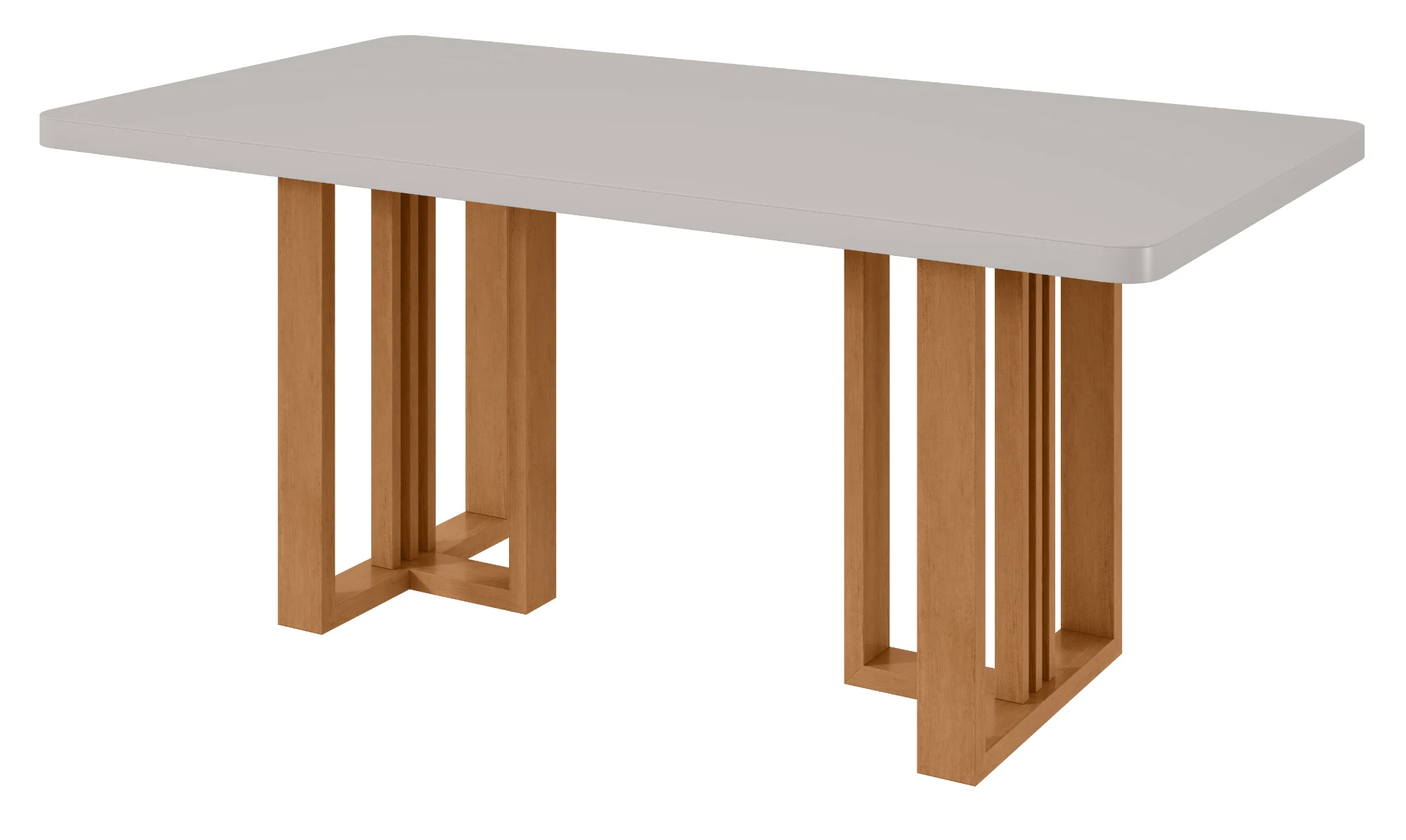 Mesa Astrid Maxi C/vid 170 cm c/ 6 Cadeiras