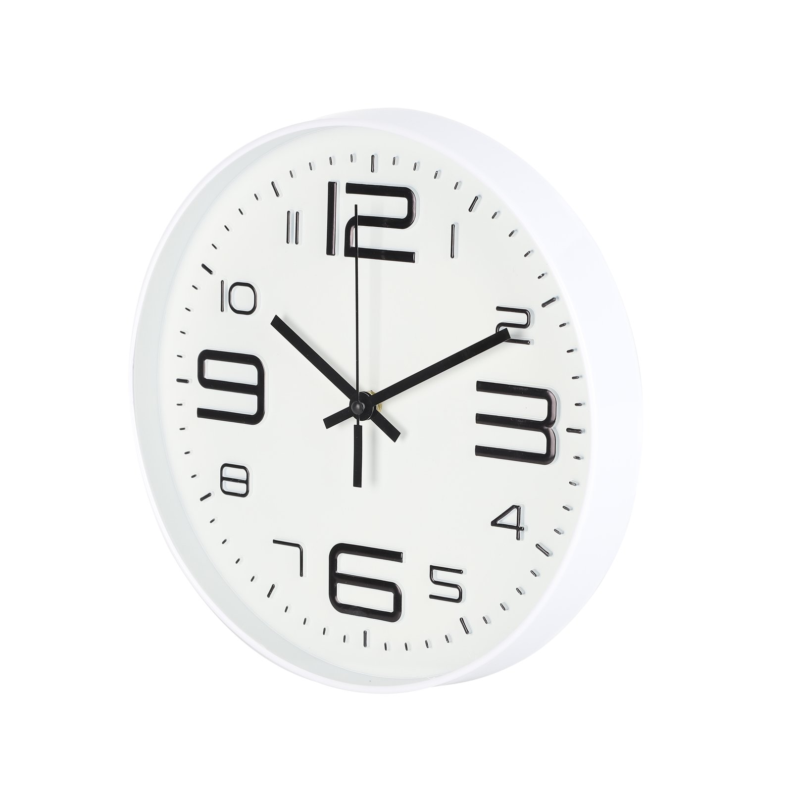 RELOGIO DE PAREDE BRANCO COM NUMEROS PRETOS
DIÂMETRO - 29CM