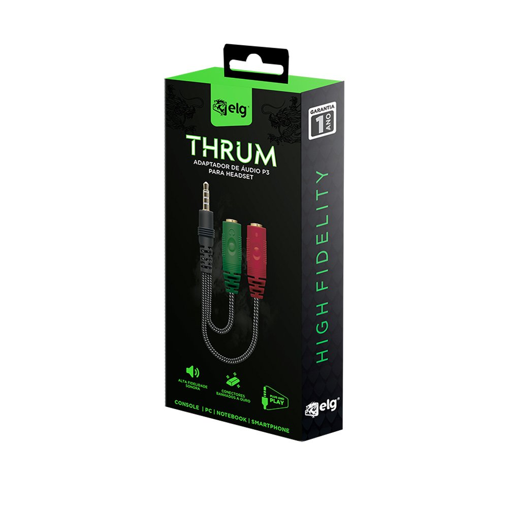 ADAPTADOR DE AUDIO PARA HEADSET P2/P3 - AAVGP3