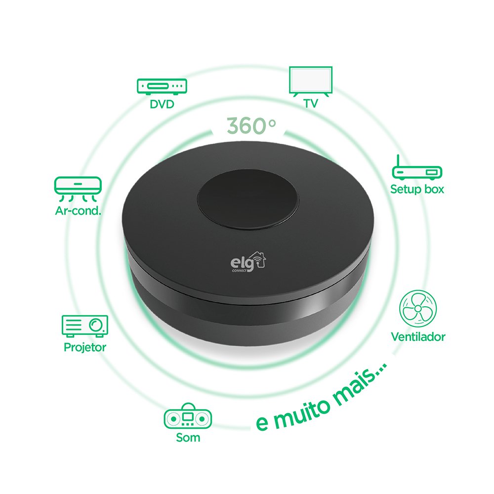 CONTROLE REMOTO UNIVERSAL INTELIGENTE WI-FI - SHIR300