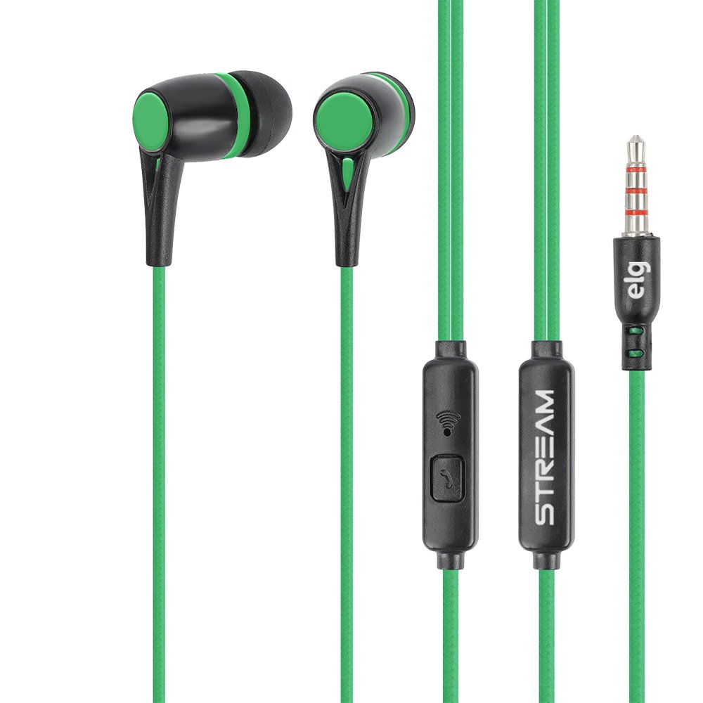 STR05GK - FONE DE OUVIDO INTRA-AURICULAR + MICROFONE - ELG