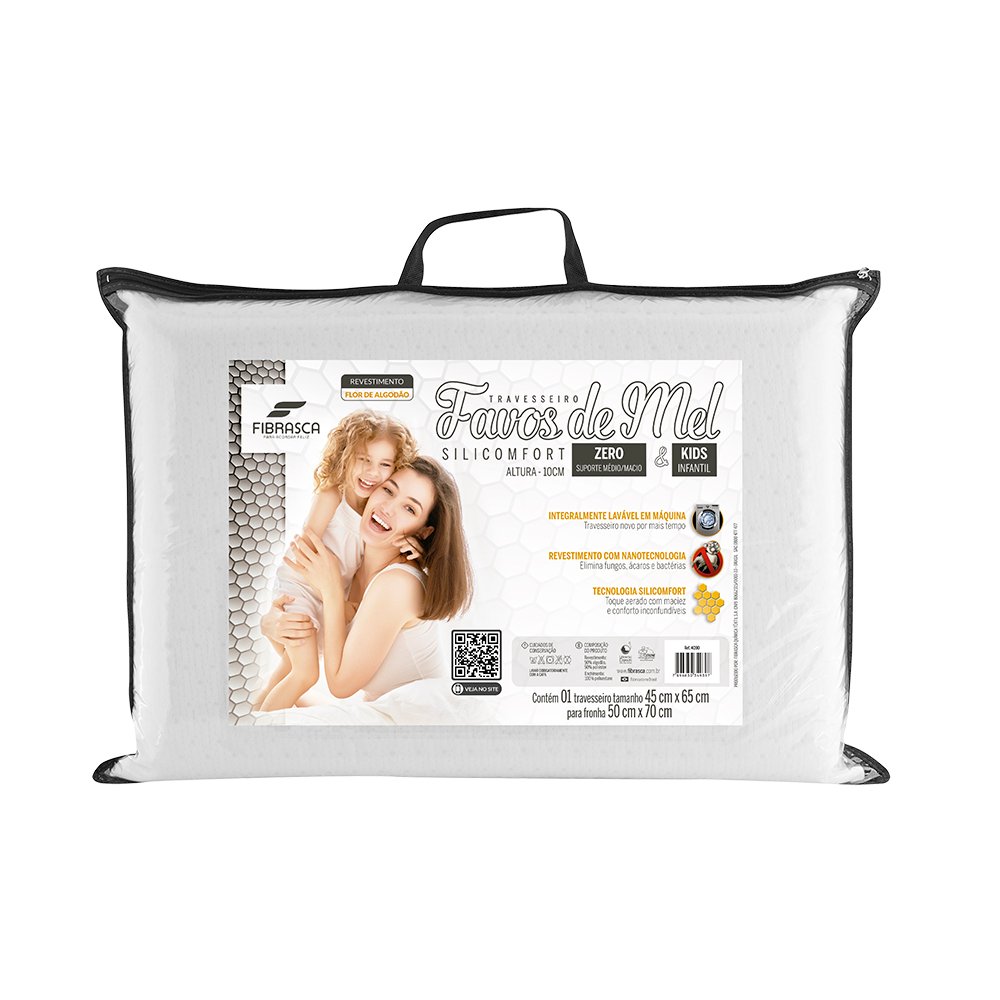 TRAVSSEIRO FAVOS DE MEL ZERO & KIDS 45X65X10