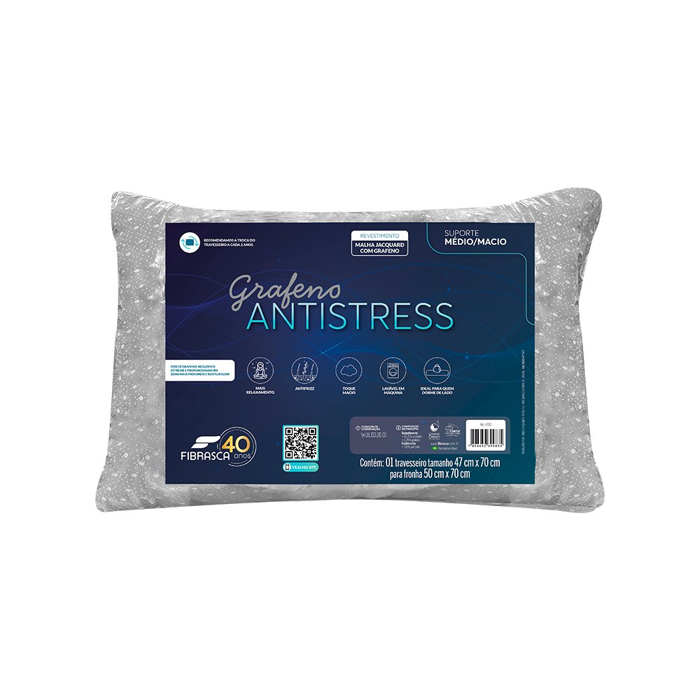 TRAVESSEIRO GRAFENO ANTISTRESS