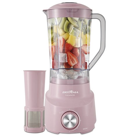 LIQUIDIFICADOR DIAMANTE 800 ROSA 127V