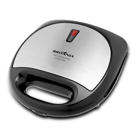 SANDUICHEIRA E GRILL CROME INOX 127V