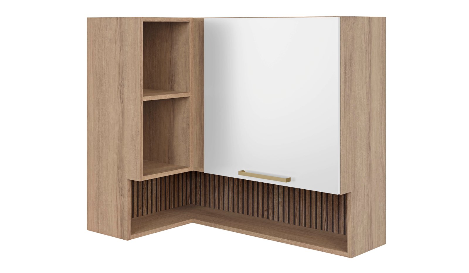 ARMARIO AMBAR 600MM MULTIUSO 2PT BRANCO/BRANCO