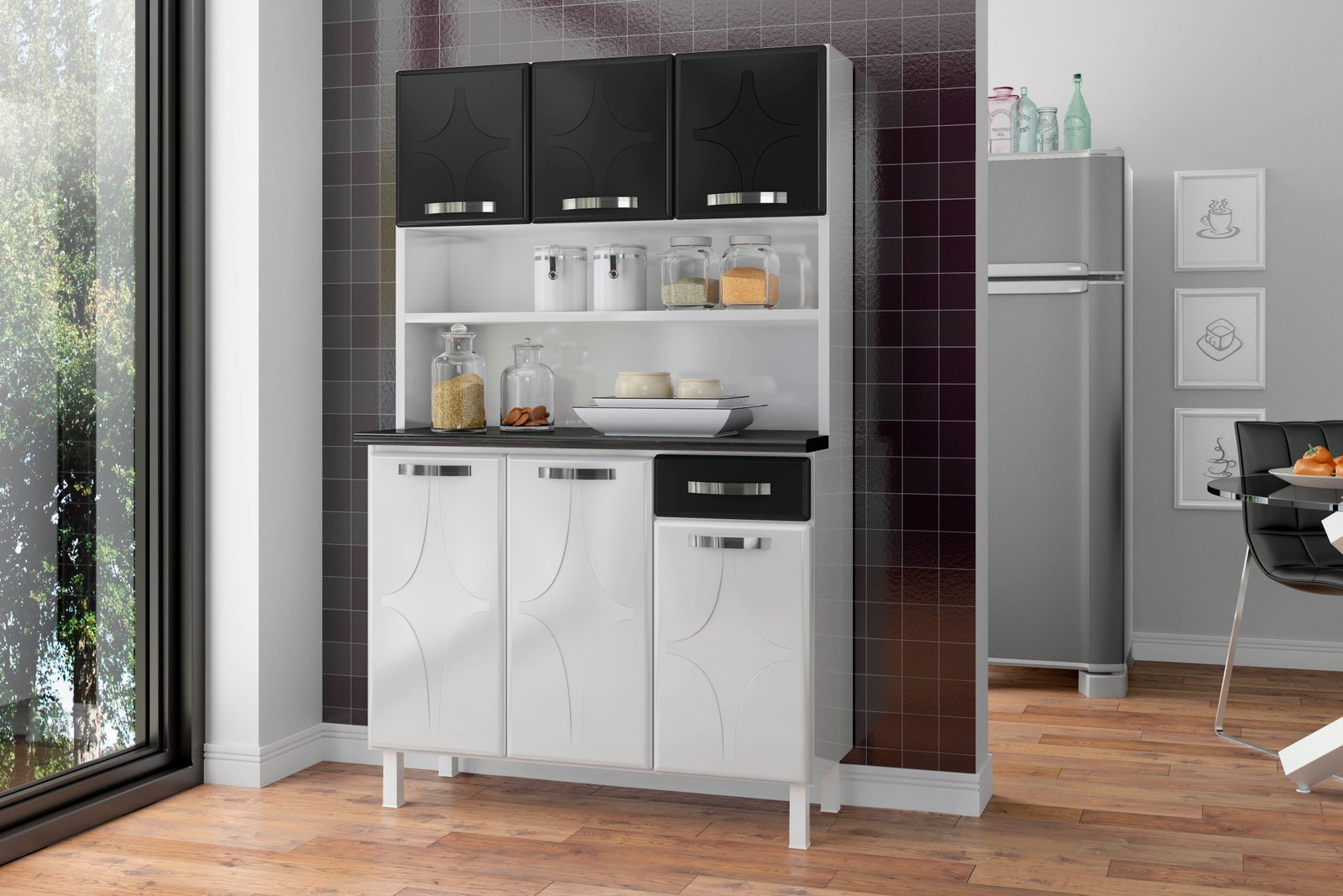 KIT TRIPLO C/TAM 1GV 3P BAIXA RUBI SMART BRANCO