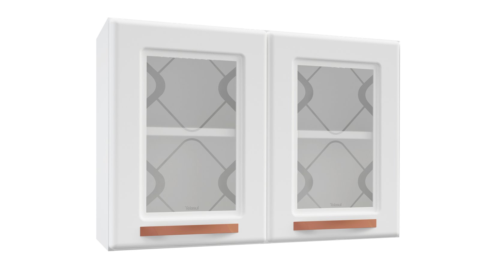 ARMARIO DUPLO MEDIO 2P C/V MIRAGE NEW BRANCO
