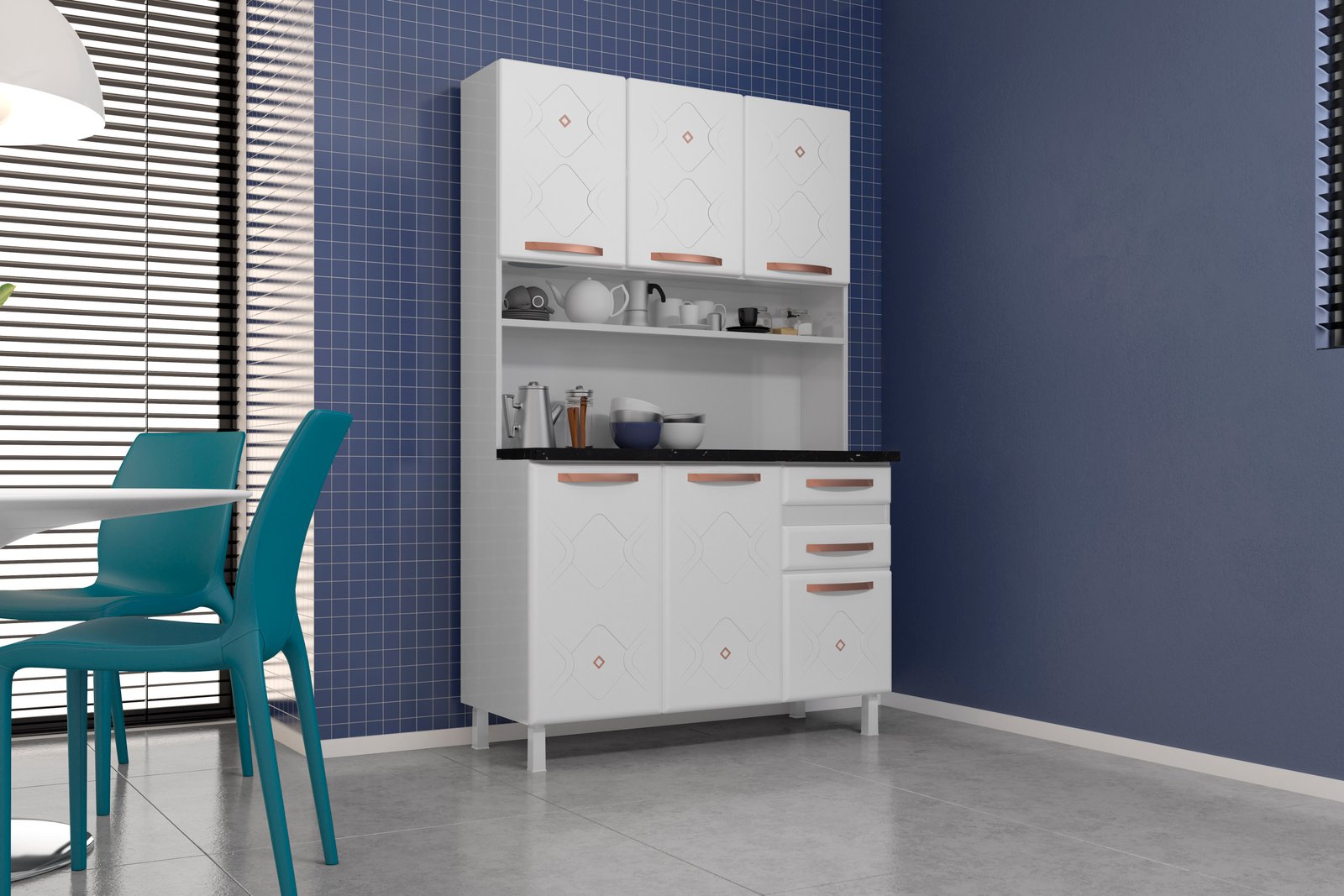 KIT TRIPLO C/TAM 2GV MIRAGE NEW BRANCO